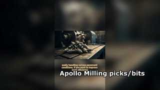 Apollo A6/20 A6/22 A7/20 A7/22Milling Picks - Premium Cutting Tools for Milling Machines